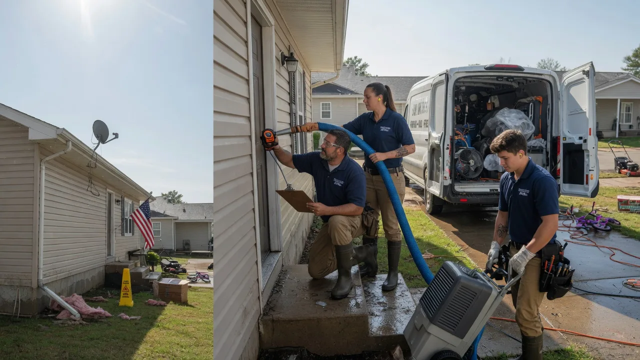 Ceiling Water Damage Restoration in Emerson, KY near me